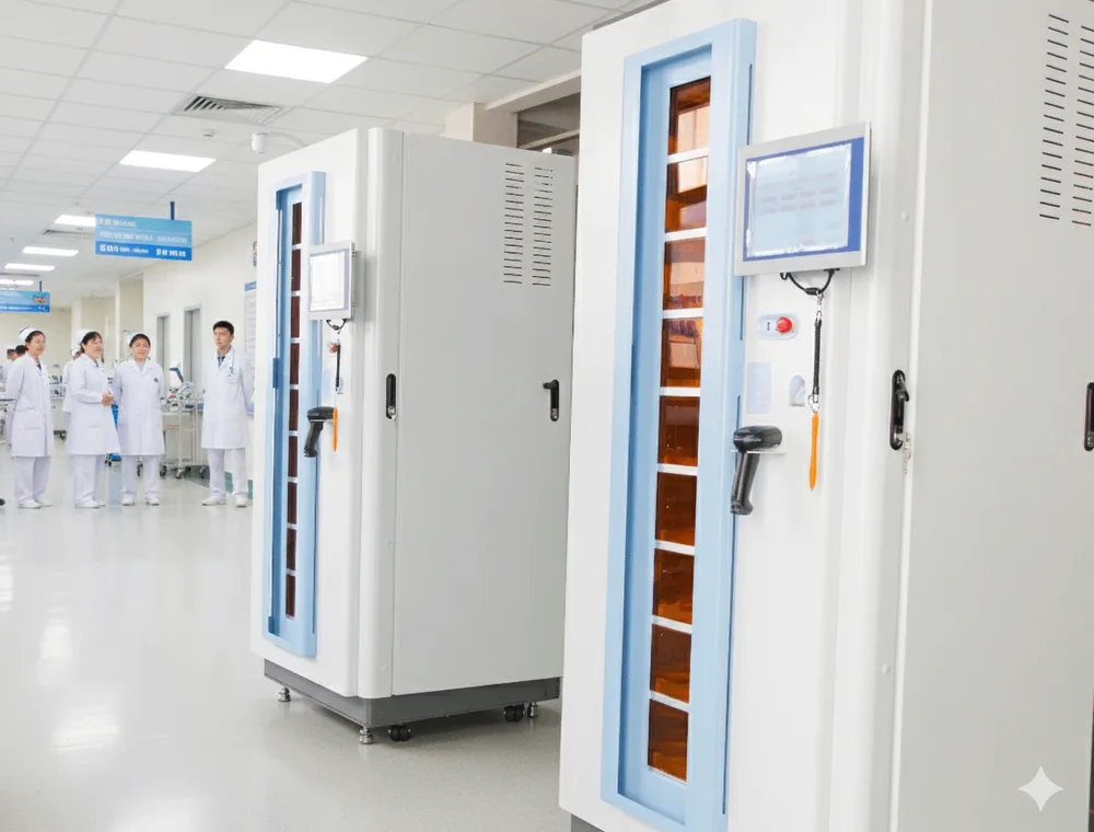 JIEMA industrial vending equipment suitable for controlled PPE distribution